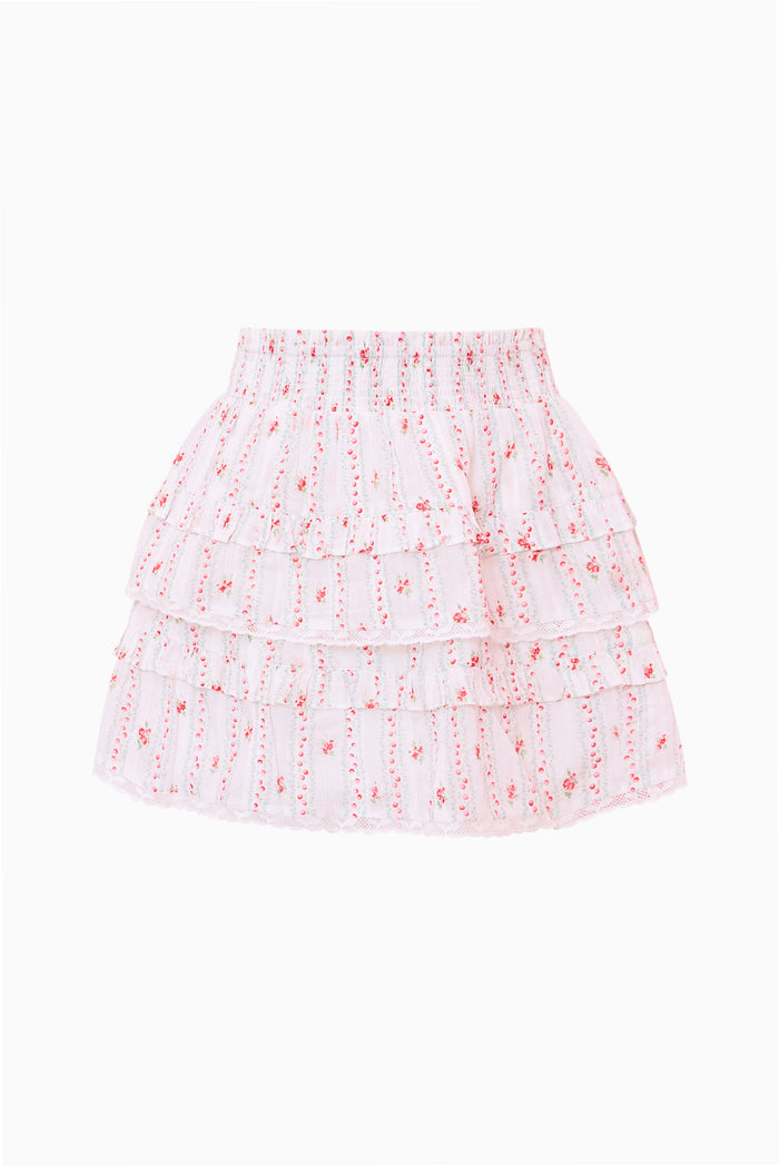 Tween Cherry Stripe Billie Skirt