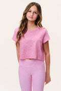 Tween Ditsy Floral Rubin Tee