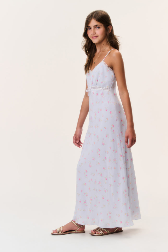 Tween Floral Crepe Esmaril Dress