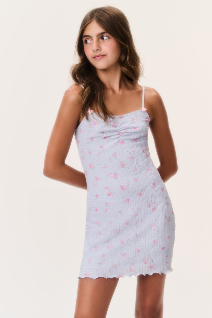 Tween Floral Jersey Langer Dress