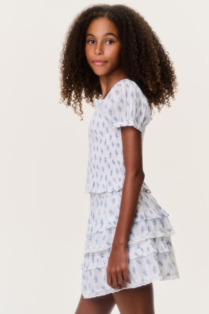 Tween Indigo Cloud Billie Skirt