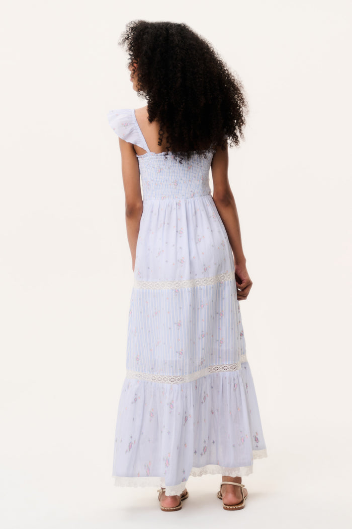 Tween Rhiannon Striped Floral Dress