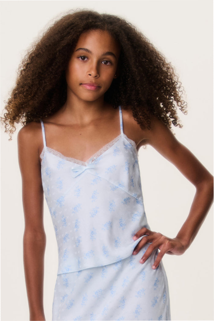 Tween Silk-Blend Brett Top