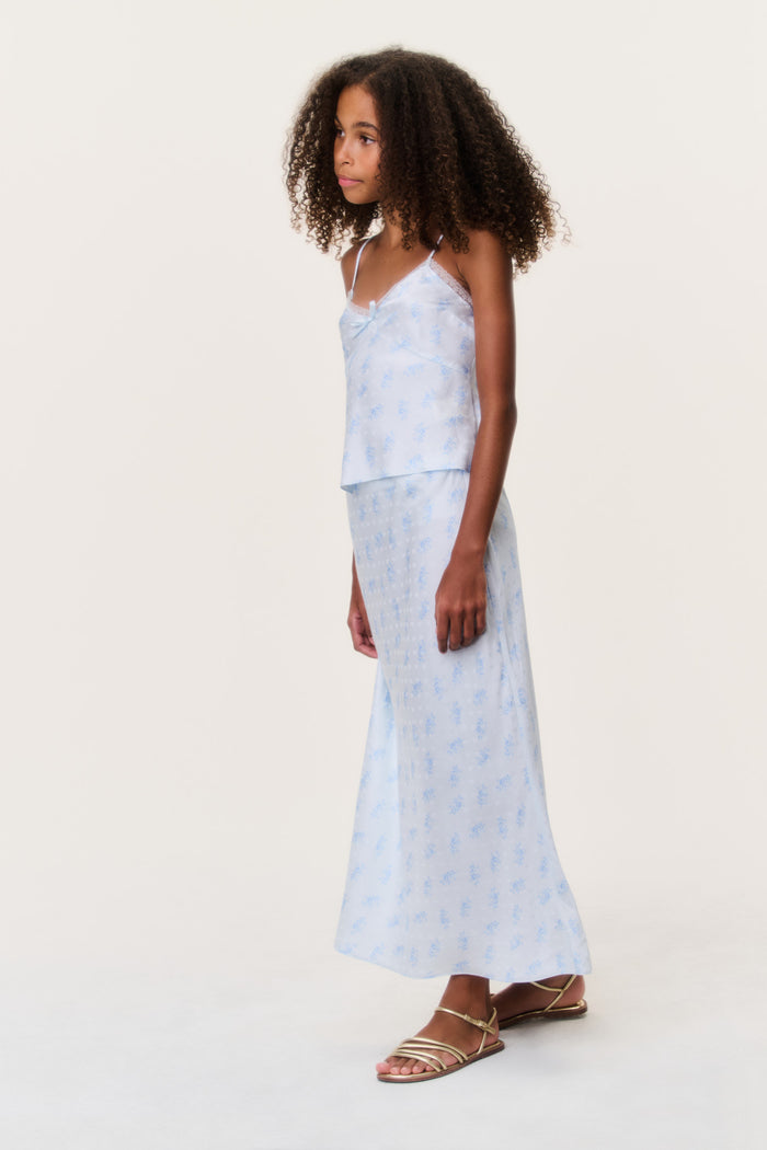 Tween Silk-Blend Kalo Skirt