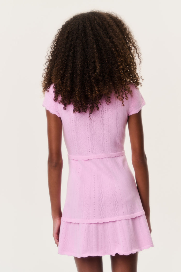 Tween Stretch Pointelle Jovie Dress