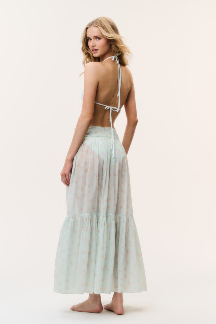 Umber Cotton Cover-Up Skirt