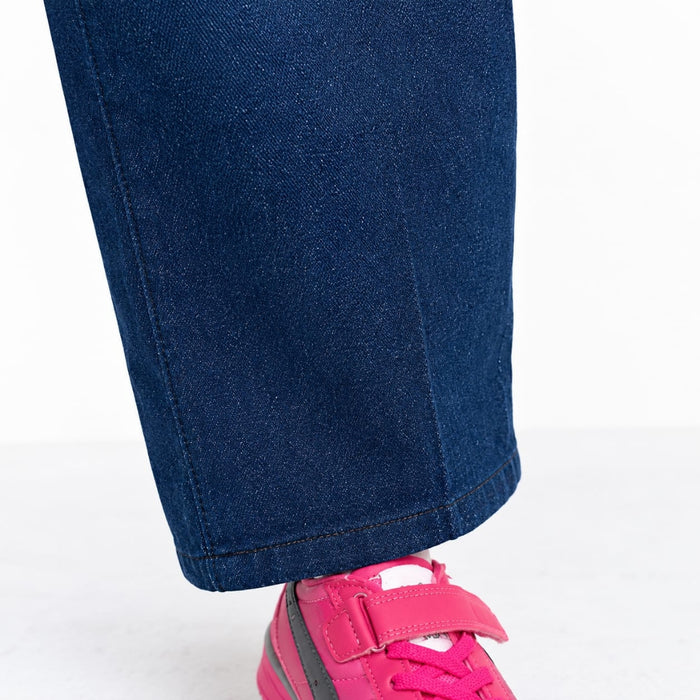 VITAMINS BLUE BARREL FIT DENIM PANTS