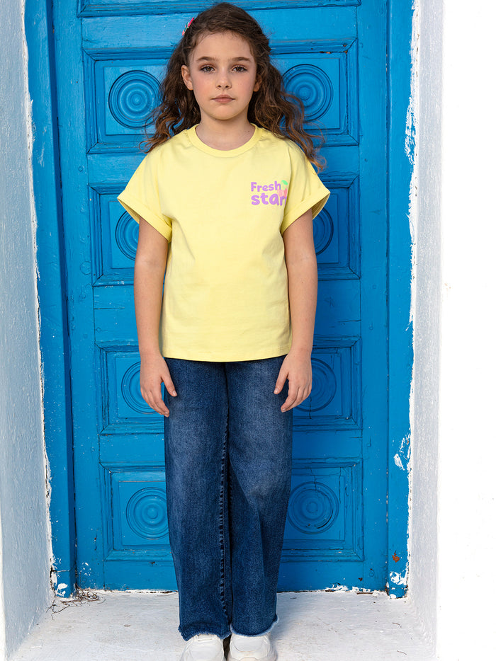 VITAMINS FRESH START FRONT BACK GRAPHIC T-SHIRT