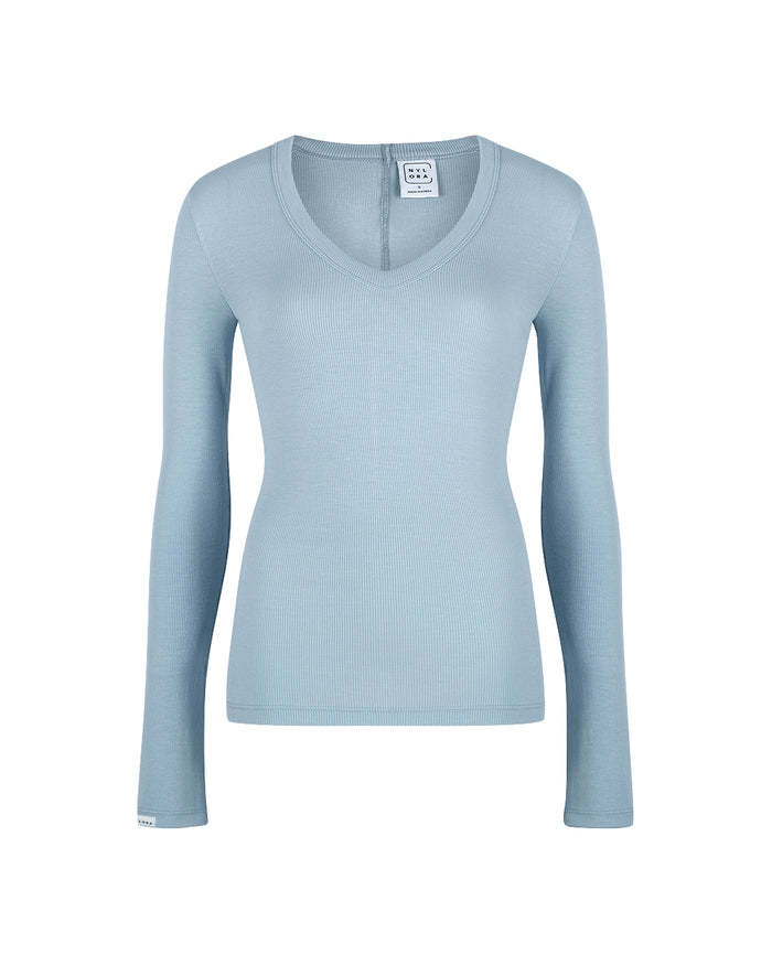VIVIAN TOP MISTY BLUE