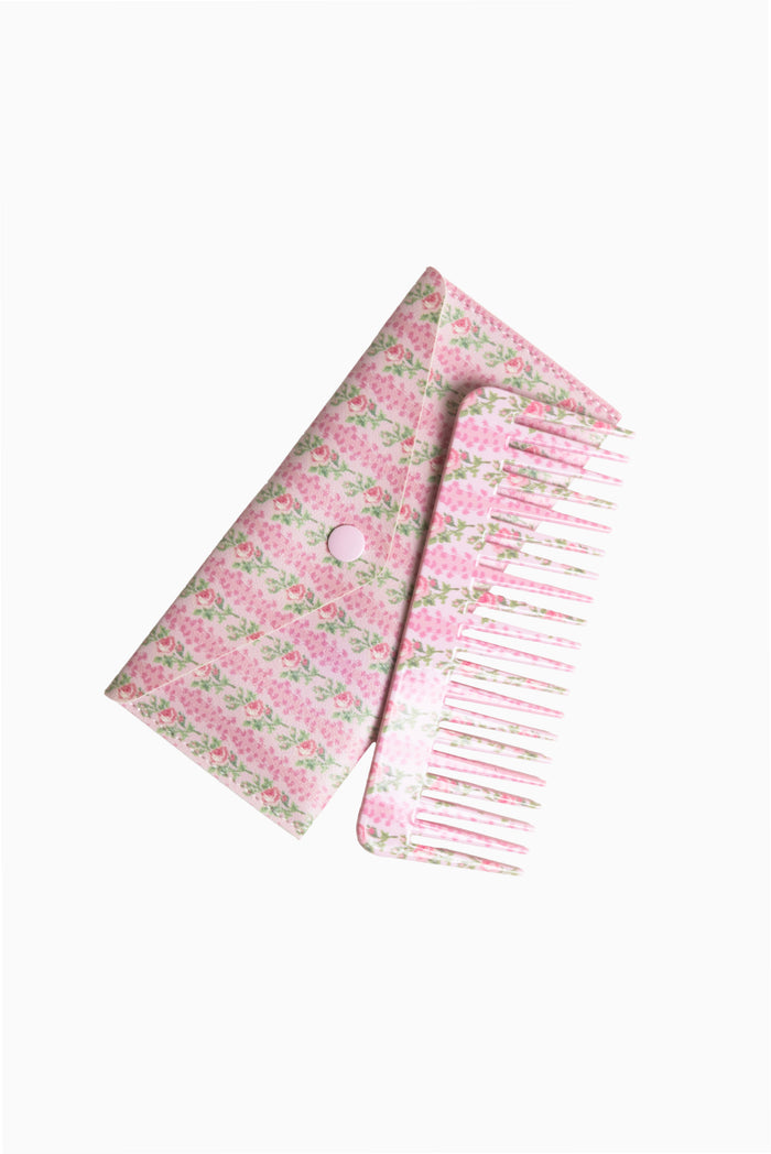 Wet Brush x Love Shack Fancy Comb with Case - Blooming Heirloom