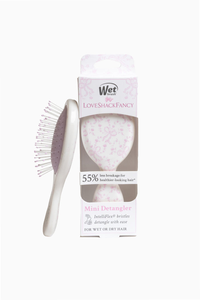 Wet Brush x Love Shack Fancy Mini Detangler - Coquette Bow