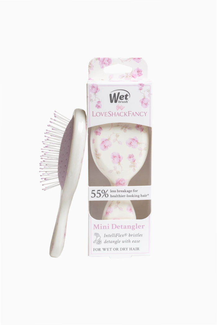Wet Brush x Love Shack Fancy Mini Detangler - Ribbon Rosa