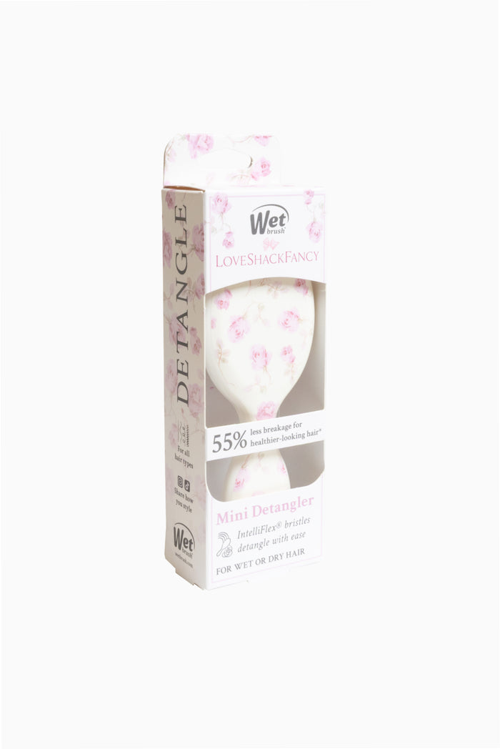 Wet Brush x Love Shack Fancy Mini Detangler - Ribbon Rosa