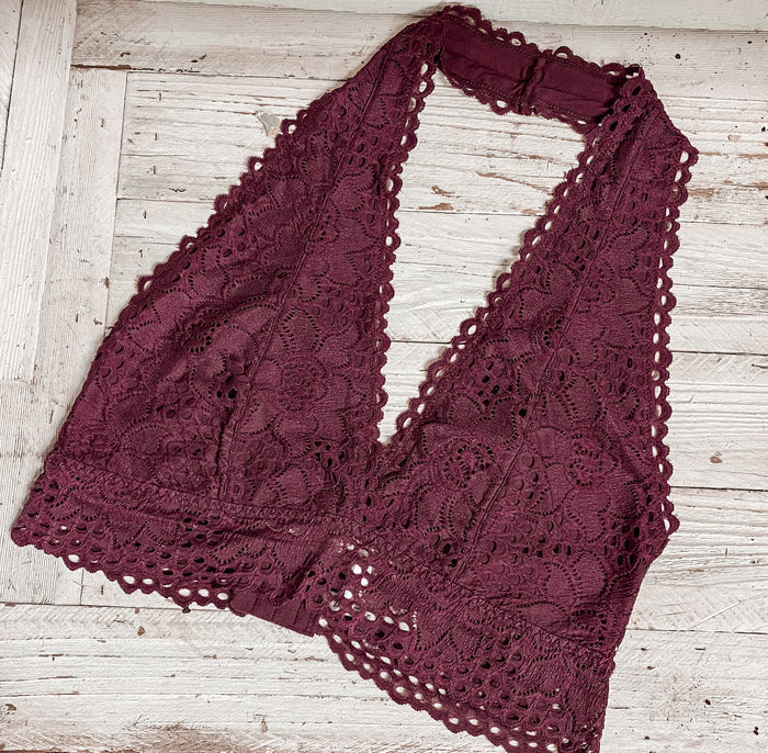 Women's Eggplant Bralette (Plus Size)