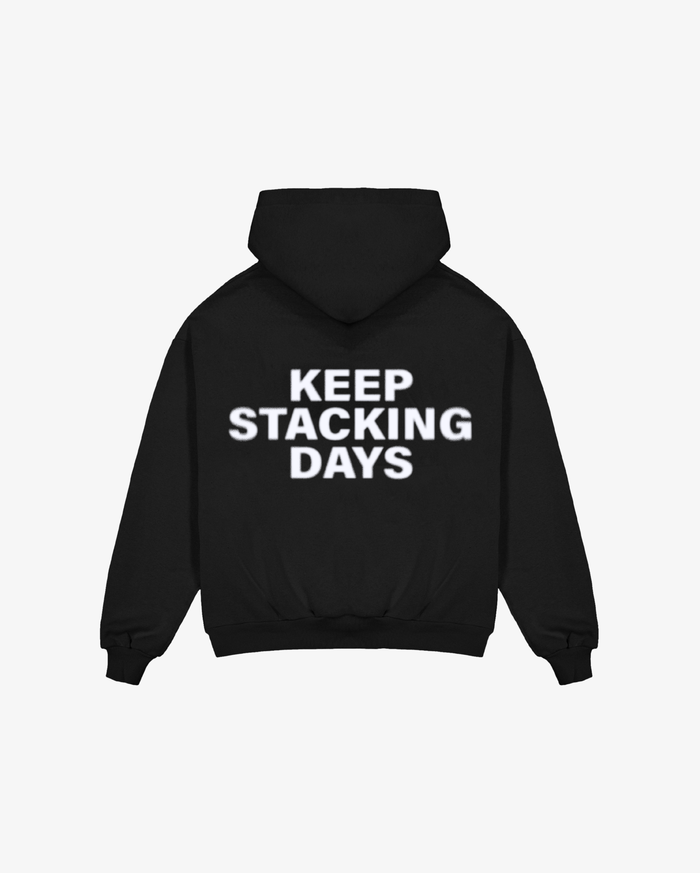 YK Move Stacking Days Hoodie | Black