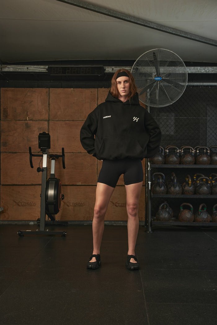 YK Move Stacking Days Hoodie | Black