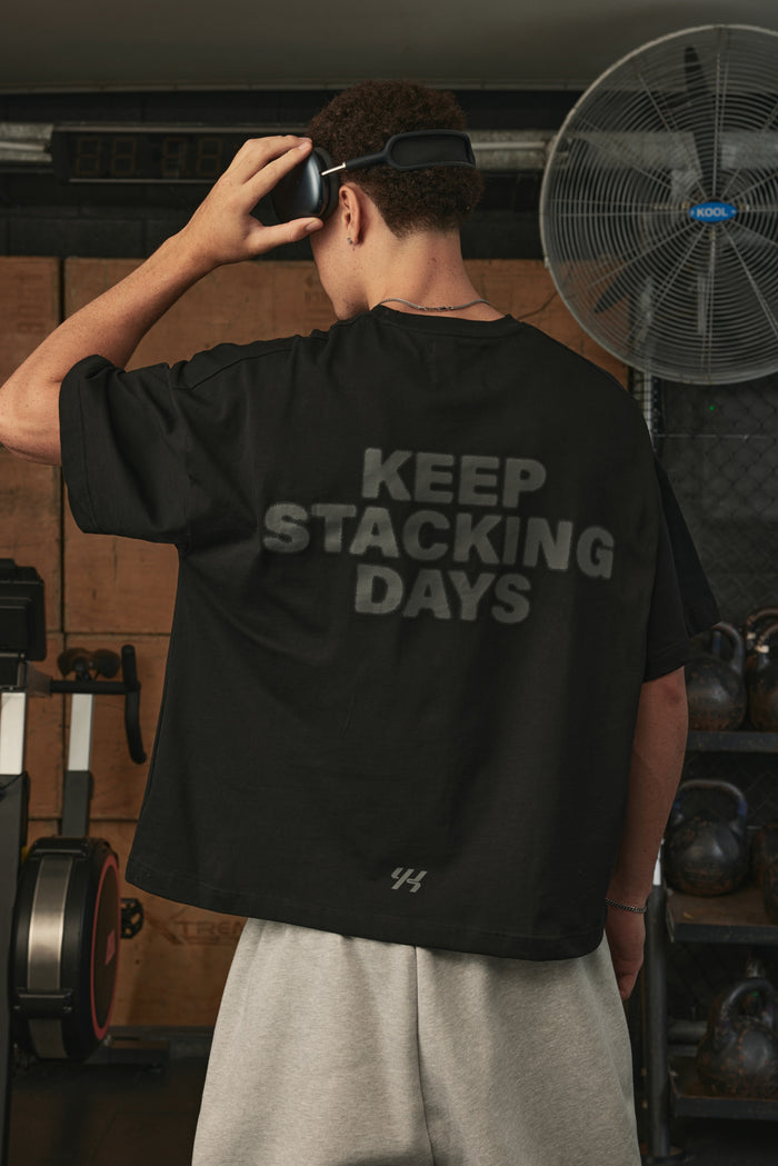 YK Move Stacking Days Tee | Black