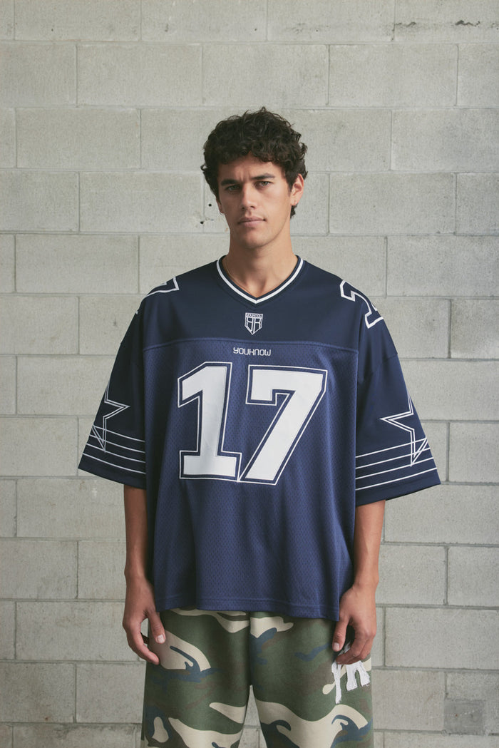 YKFL Jersey | Navy/White